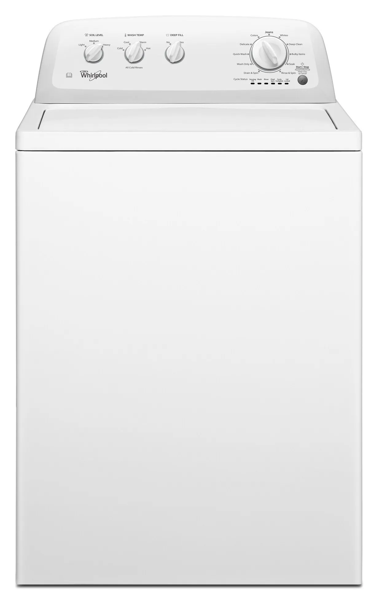 Whirlpool Atlantis 3LWTW4705FW 15kg Classic Top Loader Washer