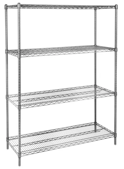 FSE 4-Tier Freestanding Wire Shelving Range