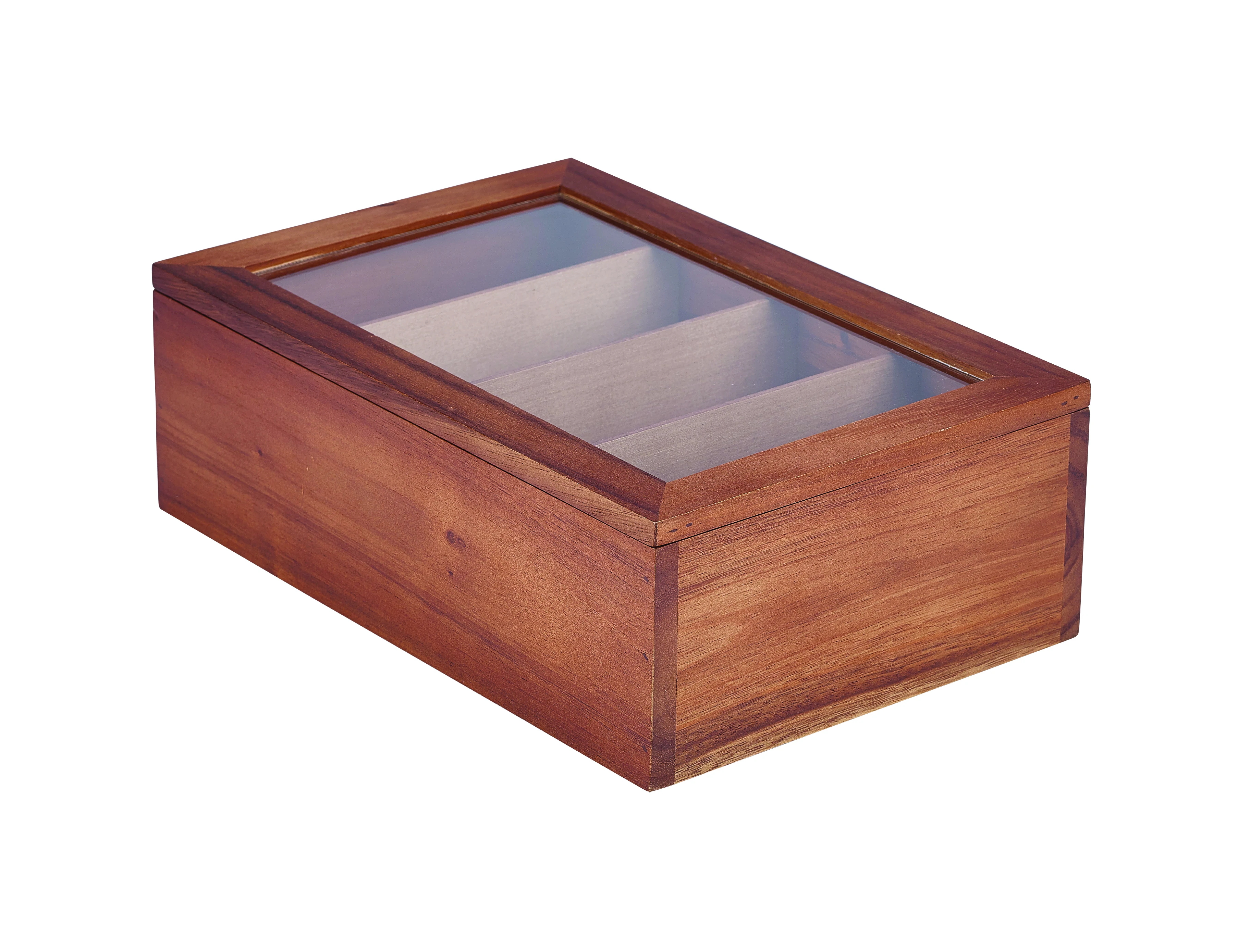 Acacia Wood Tea Box 30X20X10cm